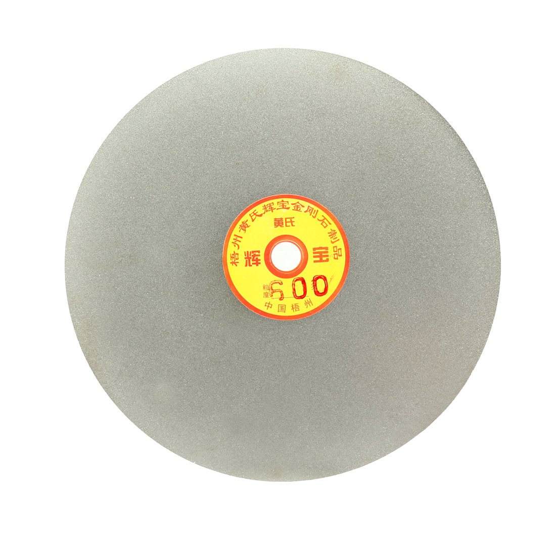 Sourcingmap 180mm 7-inch Grit 600 Diamond Coated Flat Lap Disk Wheel Grinding Sanding Disc