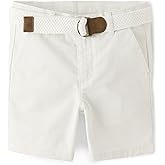 Gymboree Boys and Toddler Belted Twill Chino Shorts