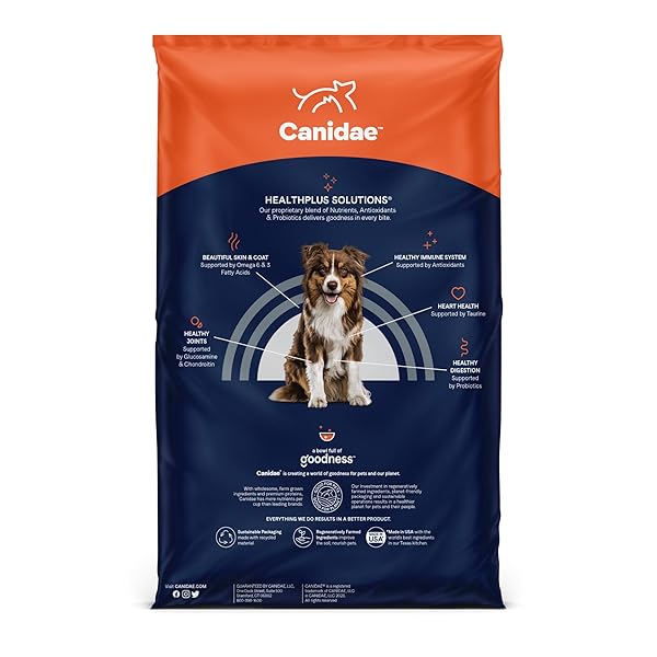 CANIDAE PURE LIMITED INGREDIENT PREMIUM ADULT DRY DOG FOOD, REAL LAMB & SWEET POTATO RECIPE, 12 LBS, GRAIN FREE