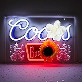 JFLLamp Beer Neon Signs for Wall Decor Crs Banquet Neon Lights for Bedroom Led Signs Suitable for Dormitory Man Cave Christmas Gift