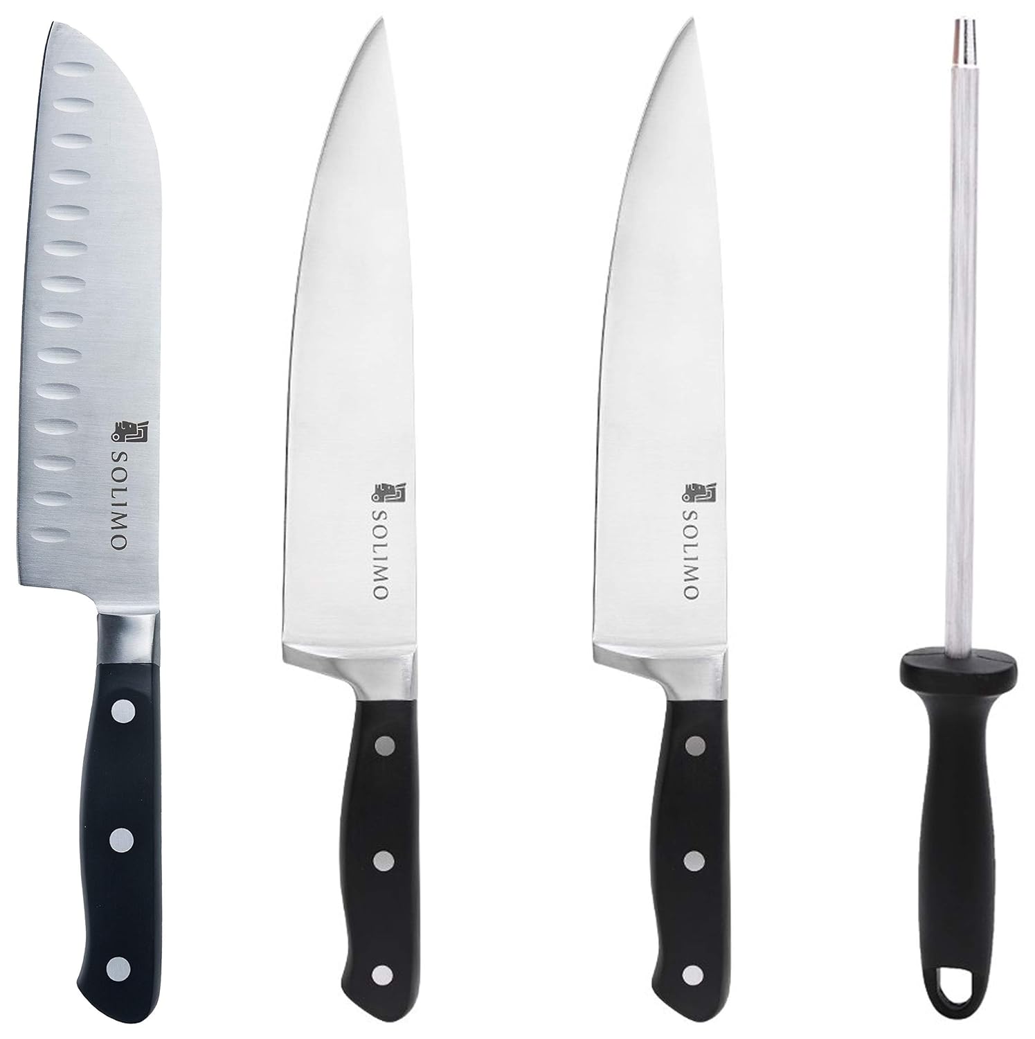 Buy Amazon Brand Solimo HighCarbon Stainless Steel Kitchen Knife Set