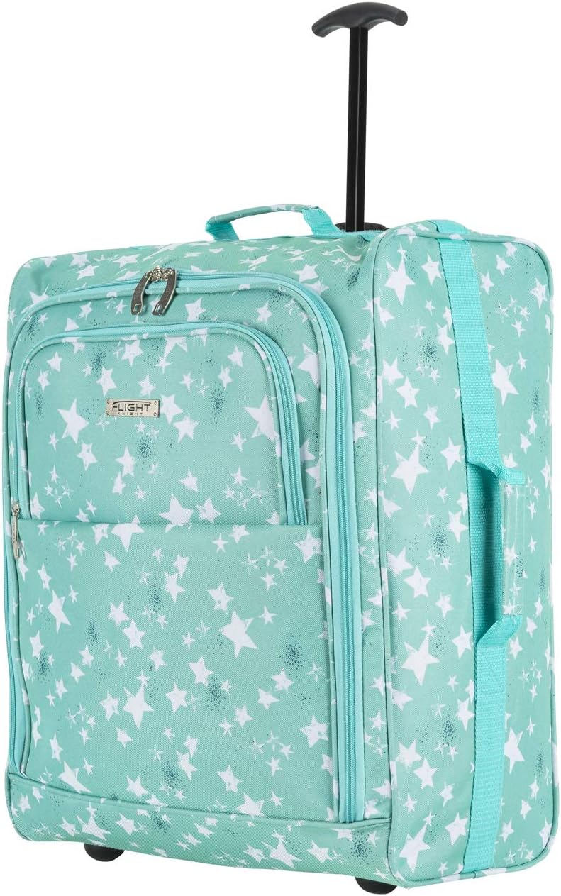 British Airways Trolley Bagaglio A Mano 56x46x25 cm Grande Bagaglio Da  Stiva 2 Rotelle. Flight Knight 56x45x25 cm Valigia Leggera Dimensione  Massima Per easyJet Iberia E Tanti Altri Jet2 Bagaglio a mano