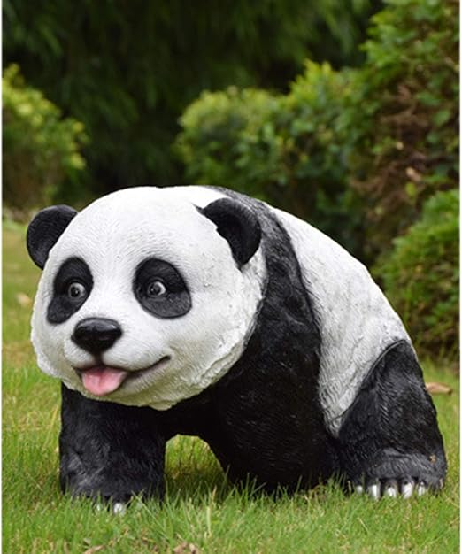 FRP, Simulación, Adornos De Animales Panda, Jardín Urbano Al Aire ...