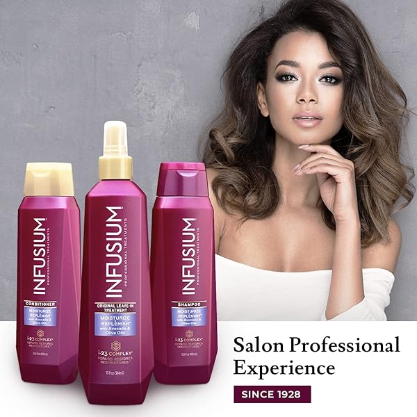 INFUSIUM MOISTURIZE AND REPLENISH CONDITIONER – HAIR CONDITIONER FOR DRY HAIR – WITH AVOCADO AND OLIVE OILS – CONDITIONER FOR WOMEN – 1 L