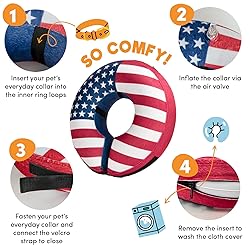 BENCMATE Protective Inflatable Collar for Dogs and