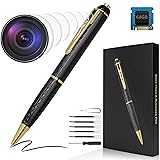 GIAOQ 1080P Spy Camera Pen with 64G Memory, Full HD