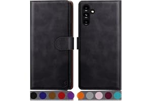 SUANPOT for Samsung Galaxy A54 5G Wallet case with RFID Blocking Credit Card Holder,Flip Book PU Leather Protective Cover Women Men for Samsung A54 Phone case Black