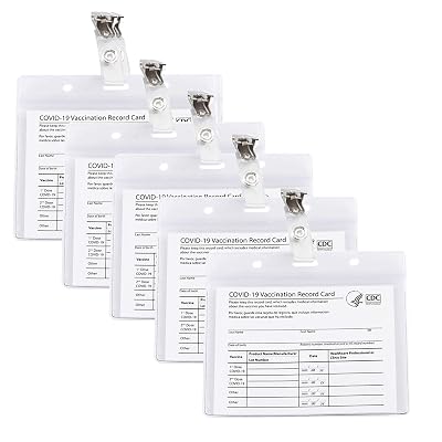 plastic sleeves for cdc cards Vaccine Card Holder，Vaccine Card Protector Waterproof Covid Vaccination Card Holder 4 X 3 Inches Immunization Record Vaccination Protector Clear Vinyl Sleeve (50Pack) : Office Products Volunteer and More. Sheebo 5 Pack Covid Vaccine