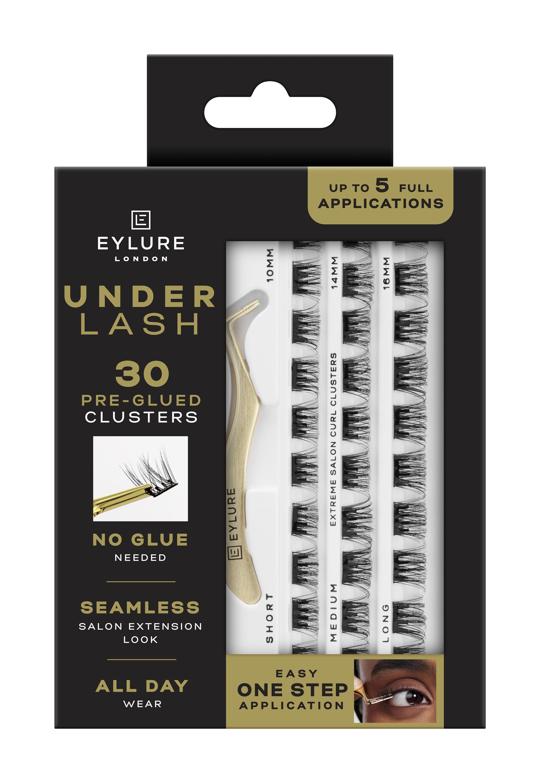 Eylure Underlash Pre-glued Extreme Salon Curl Clusters