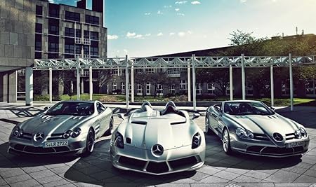 Amazon Co Jp 絵画風 壁紙ポスター はがせるシール式 メルセデス ベンツ Slrマクラーレン シリーズ キャラクロ Mslr 002s1 970mm 576mm 建築用壁紙 耐候性塗料 車 バイク