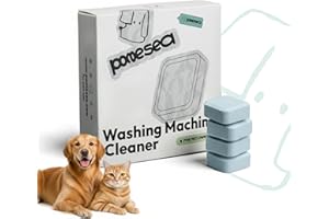 12 Month Supply of Washing Machine Cleaner - 24 Pack Powerful Descaler Tablets for Deep Cleaning, Remove Odor & Residue in HE