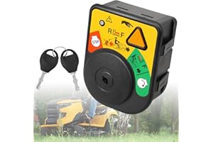RAMATA 925-06119C 725-13425 Ignition Starter Switch with Key Fit for Cub Cadet Parts XT1-LT42 XT1-LT46 XT2-LX42 JD Troy Bilt TB30R TB42 TB46 MTD Craftsman Riding Lawn Mower Replace 725-04227 725-06119