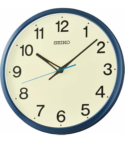 Amazon.com: Seiko Clock KX247B Wall Clock, Radio Controlled