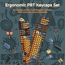 120 Key PBT Pudding Keycap Set ASA Profile with