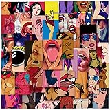 50Pcs Sexy Girl Anime Stickers Bikini Card Sticker