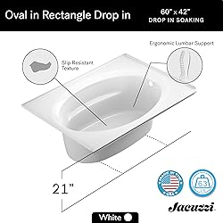 Jacuzzi SIGNATURE Acrylic Oval Drop-In
