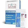Utiva UTI Test Strips – Home Test Kit for Urinary Tract Infection – Clinically Accurate Results in 2 Minutes – Urine Testing 