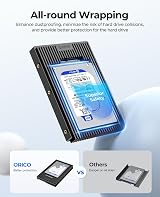 ORICO 2.5 to 3.5 SATA Hard Drive Adapter Mounting Bracket Caddy for 7-12.5mm view 4