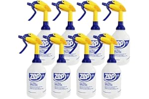 Zep E-Z Fill Professional Sprayer - 32 oz (Case of 8) - U43008 - Wide Mouth Spray Bottle for Easy Pouring, High Output, Great for Cleaners, Degreasers and More