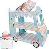 YONDMMIY 3 Tier Cupcake Stand Ice Cream Van Stand