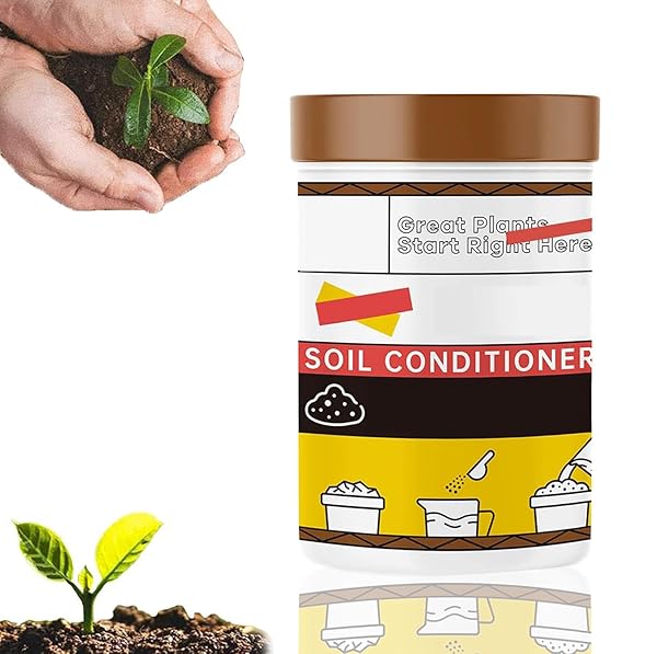 17.6 OZ SOIL ACTIVATED TREASURE, POTTING MIX SOIL AMENDMENT CANNED, AGAINST SOIL COMPACTION, ROOT DEVELOPMENT, FERTILIZED SOIL WITH PREMIUM NUTRITION FOR INDOOR PLANTS, GARDENING HOUSEPLANTS (1PCS)