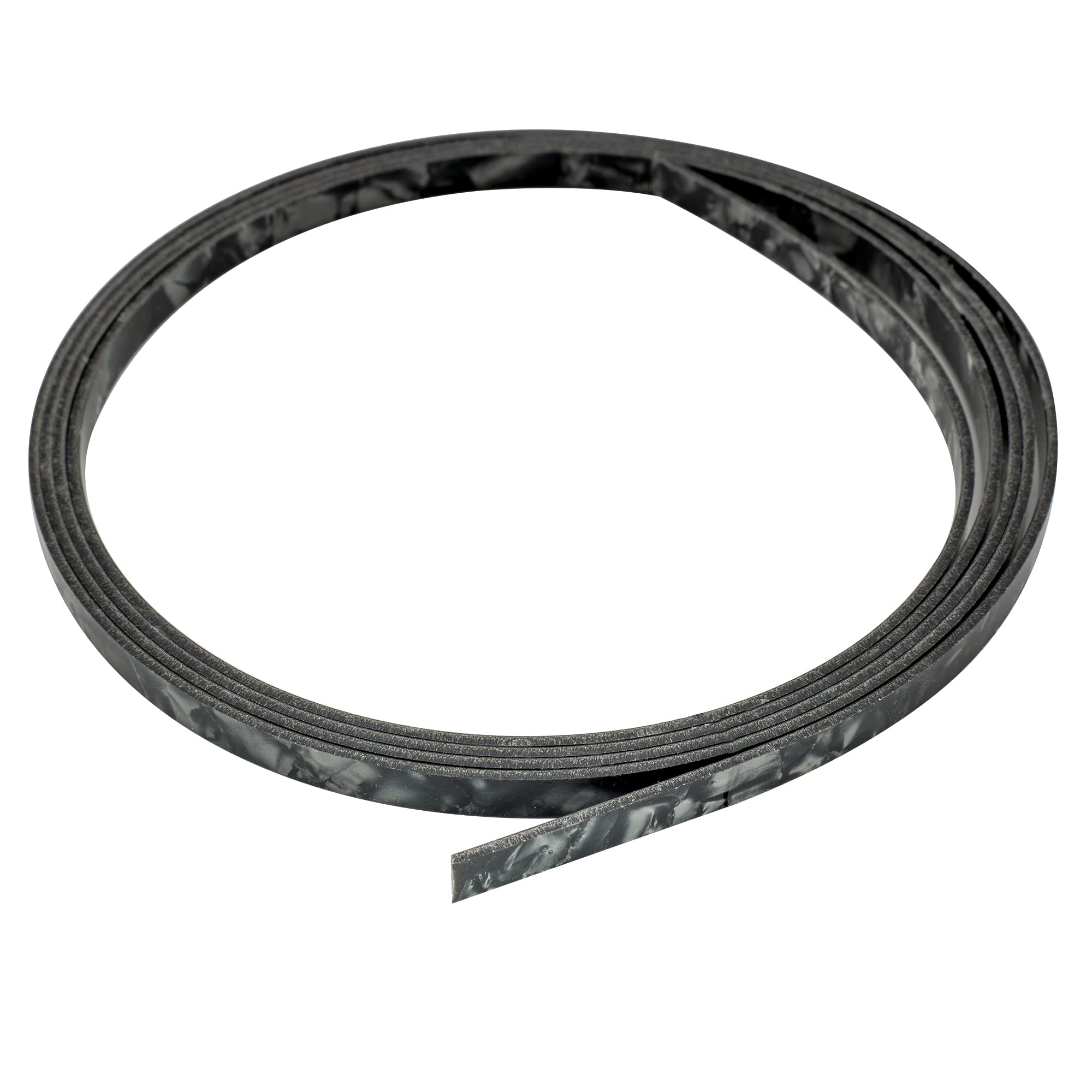 Musiclily Plastic Guitar Binding 1650 * 6 * 1.5mm,Black Pearl