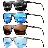 Polarized Sunglasses for Men Classic Lightweight Driving Fishing Golf Sun Glasses UV Protection Goggles