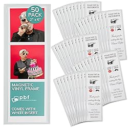 pbf PHOTO BOOTH FRAMES 2x6 Magnetic Picture Frames