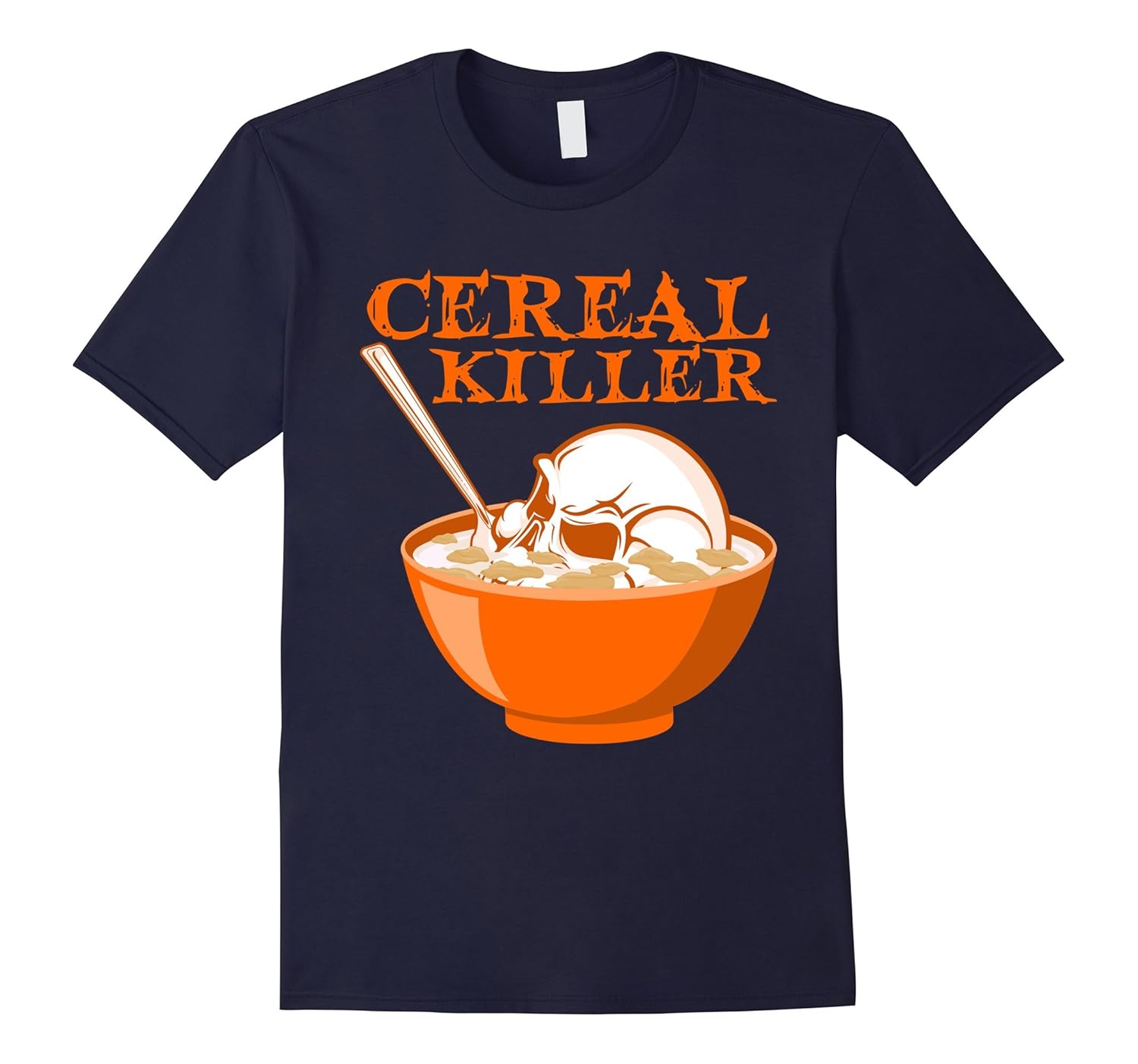 Cereal Killer TShirtSerial Killer Skull Pun Halloween Teeln Lntee