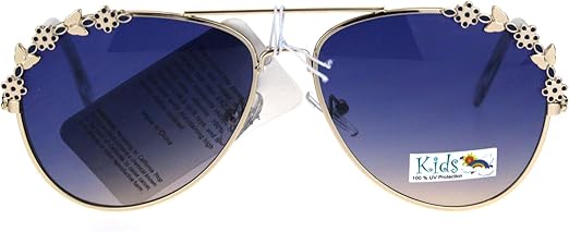 flower aviator sunglasses