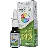 ClearLife Extra Strength Multi-System Allergy Relieving Nasal Spray Mist - 8 Powerful Homeopathic Actives Provide Potent Maxi