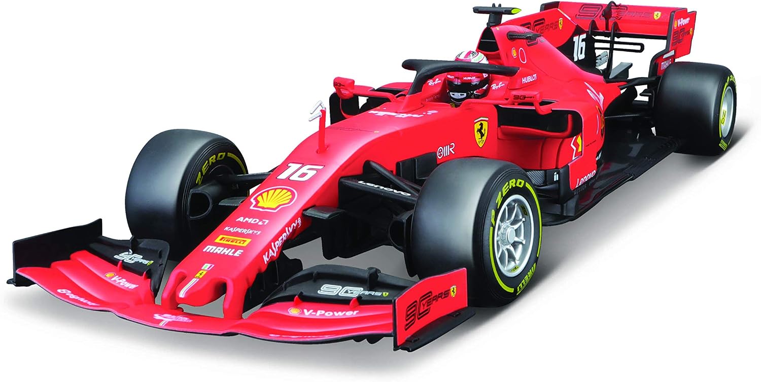 Bburago 1:18 2019 FERRARI - LECLERC, Red