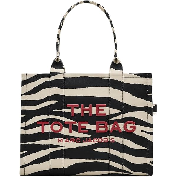 MARC JACOBS THE TOTE BAG ホワイト/ブラック Amazon.com: Marc Jacobs Women's The Medium Tote, Black/White