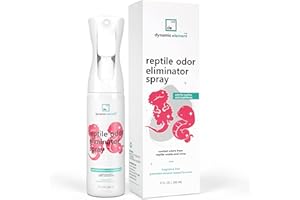Dynamic Element Reptile Tank Odor Eliminator Spray – Unscented Natural Mineral Formula - Remove Waste Smells in Bearded Dragon and Turtle Tanks - 9 Fl Oz