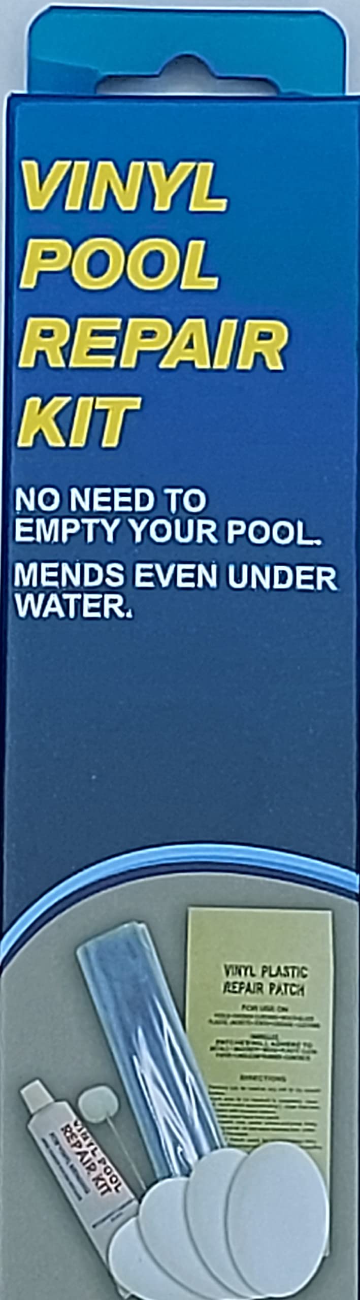 OCW Large Vinyl Repair Kit for Hot Tubs, Inflatable Spas, Waterbeds, Pools & Inflatables - box