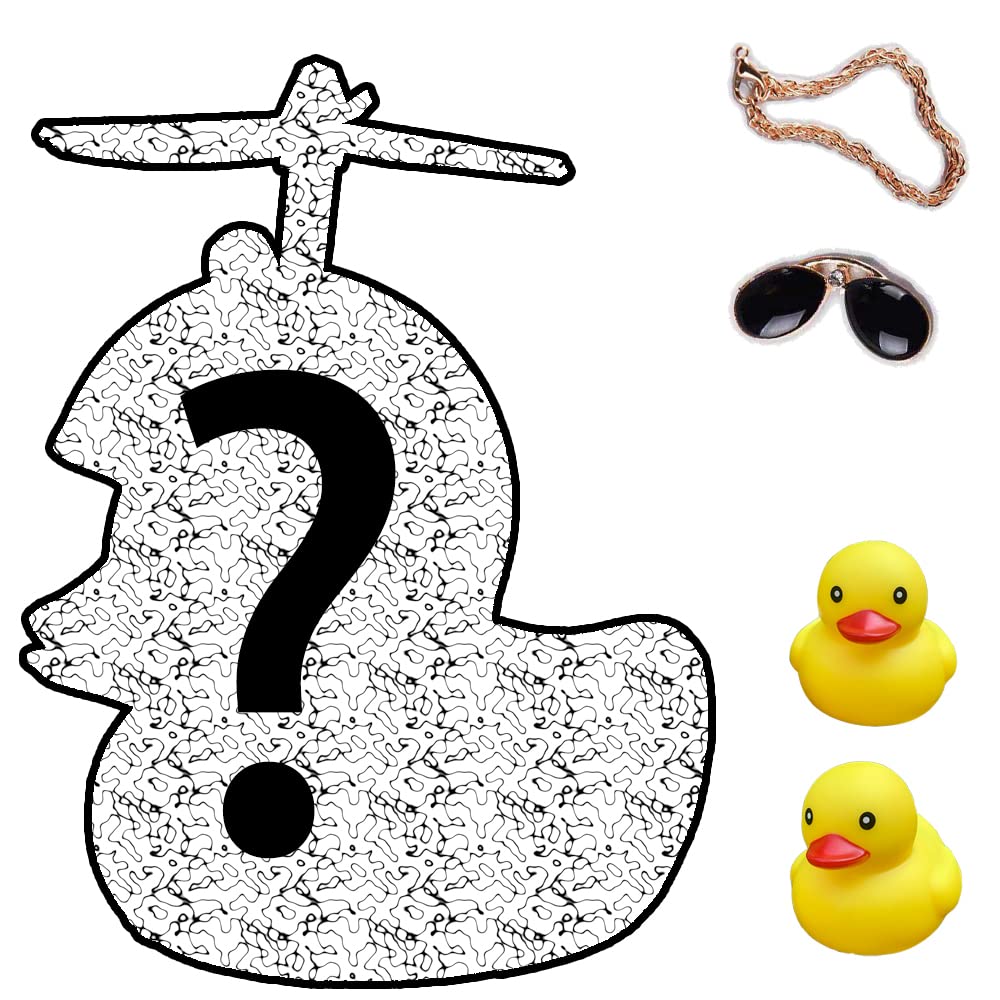 ACEDOAMARE Duck Bike Bell, Cute Rubber Yellow Duck Bicycle Accessories with LED Light Propeller Helmet Squeeze Horns for Cycling Motorcycle Car Handlebar Bicycle (Random)