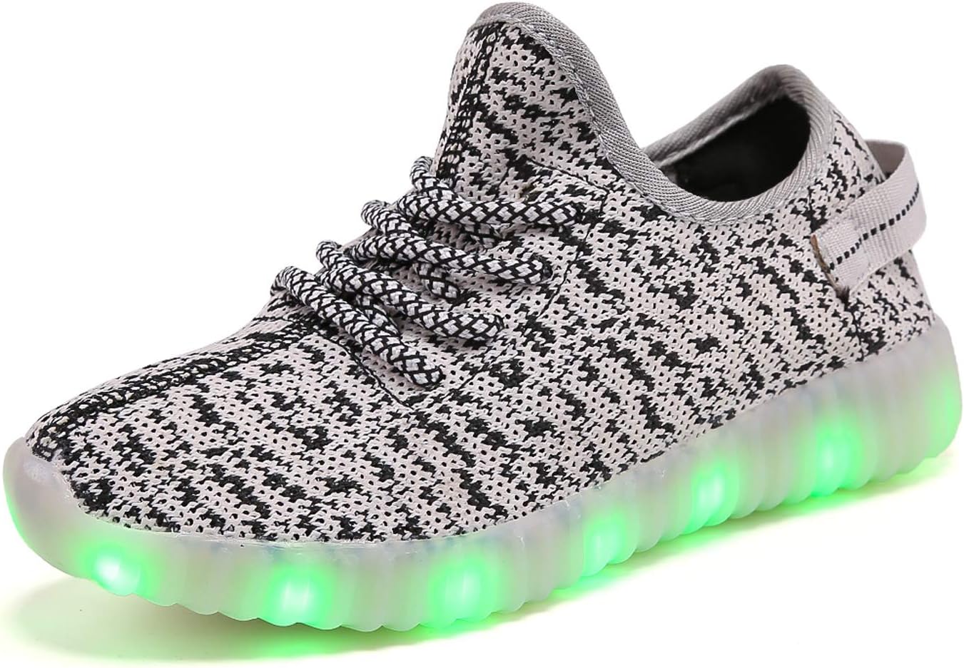 XZSPR Kids Boys Girls Breathable LED Light Up Flashing Sneakers for Children Shoes(Toddler/Little Kid/Big Kid)