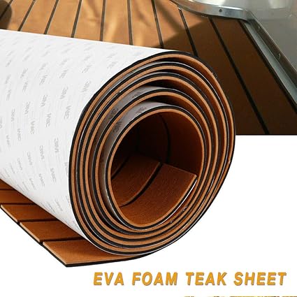 Amazon Com Tbvechi Teak Sheet 94 X47 Eva Foam Teak Sheet