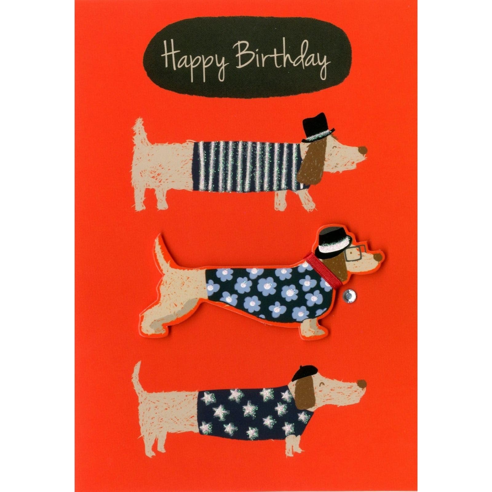 Sausage Dog Birthday Greeting Card Second Nature Yours Truly Cards