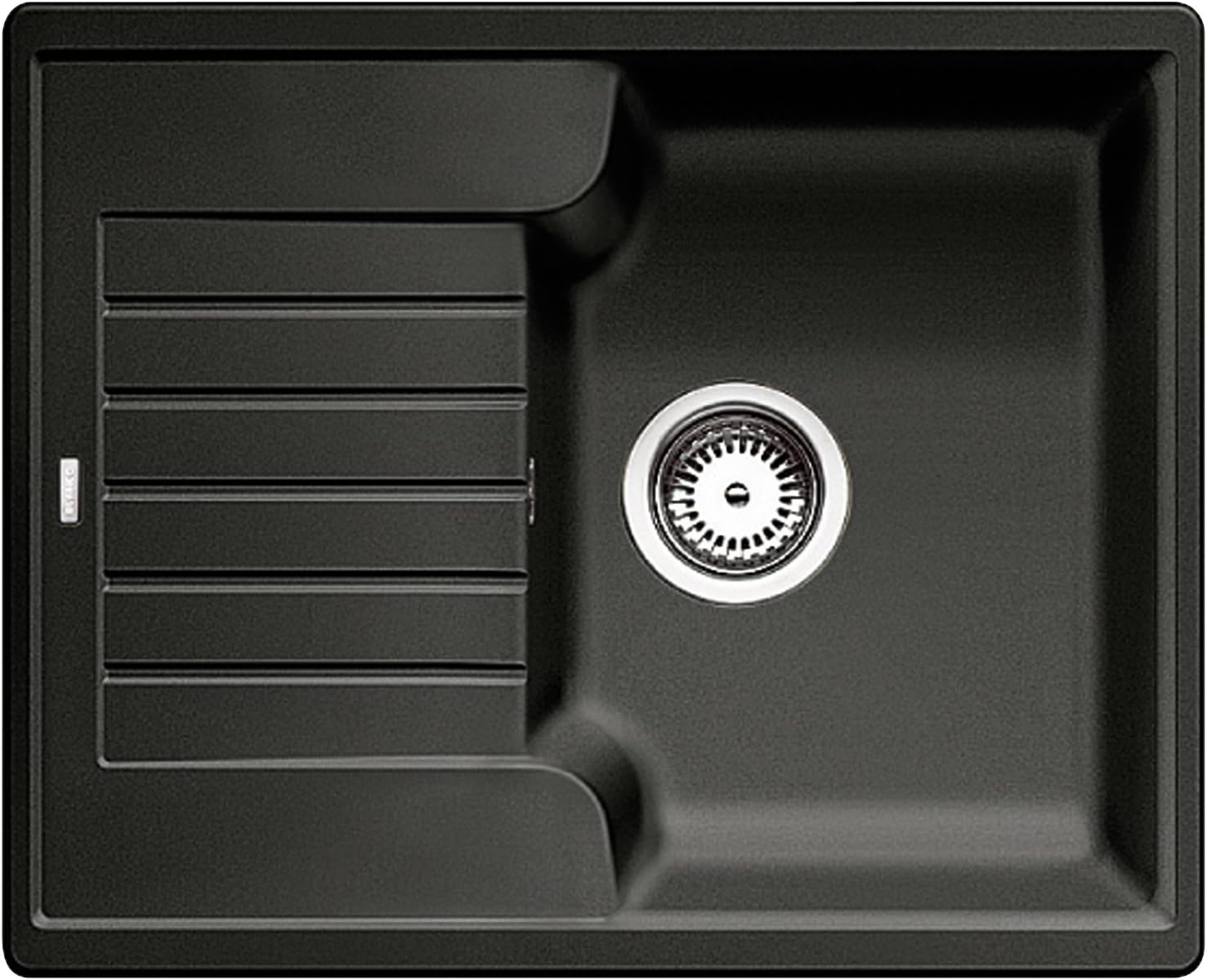 BLANCO ZIA 40 S - Rectangular Granite Kitchen Sink for 40 cm Wide Base Units - Made of SILGRANIT - Grey - 516918