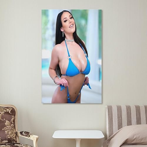 Angela White Sexy Pornstar Actress Bikini Posters for Room Aesthetic And  Decorative 61 Canvas Painting Posters And Prints Wall Art Pictures for  Living Room Bedroom Decor 12x18inch(30x45cm) Frame-st in Dubai - UAE |