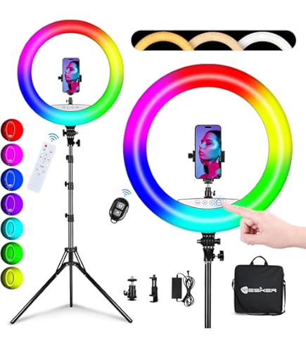 Luz Para Grabar Videos Anillo De Luz LED De 10 Pulgadas Con