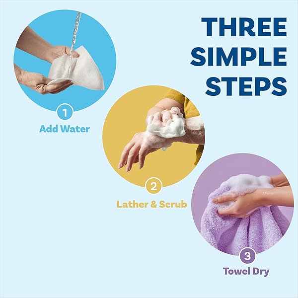 SCRUBZZ DISPOSABLE NO RINSE BATHING WIPES FOR SENSTIVE SKIN – 25 PACK – ALL-IN-1 SINGLE USE SHOWER WIPES, SIMPLY DAMPEN, LATHER, AND DRY WITHOUT SHAMPOO OR RINSING (SENSITIVE SKIN, 1-PACK)