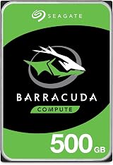 Seagate BarraCuda 500 GB Internal 2.5 Inch SATA 6 Gb/s 5400 RPM HDD