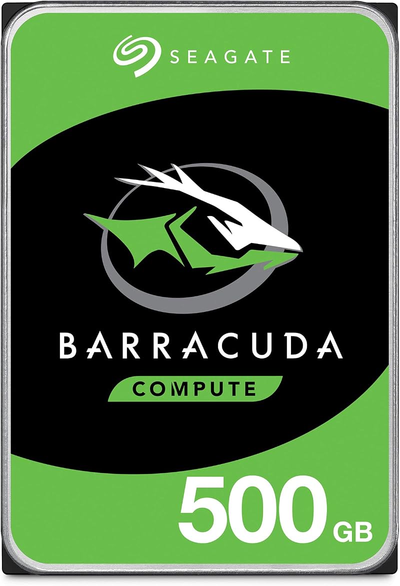Seagate BarraCuda 500 GB Internal 2.5 Inch SATA 6 Gb/s 5400 RPM HDD