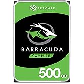 Seagate BarraCuda 500GB Internal Hard Drive HDD – 3.5 Inch SATA 6 Gb/s 7200 RPM 32MB Cache for Computer Desktop PC (ST500DM00