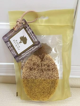 Martini Spa - Made in Italy - Extra Virgin Exfoliating Soft Face and Body Pad with Olive Pits