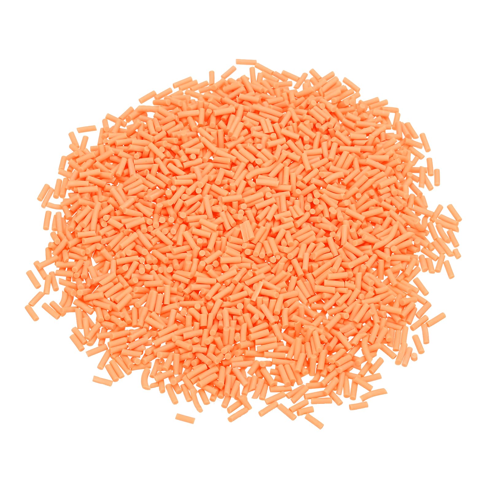 PATIKIL 100g Fake Sprinkles, Faux Sprinkles Clay Sprinkles Sugar granules for Nail Art DIY Crafts Cake Phone Case Resin Nail Art Slices Polymer Slices, Orange