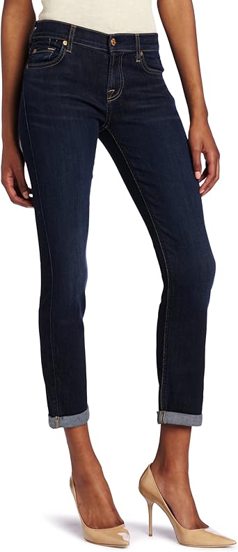 7 for all mankind skinny crop and roll