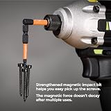 toolant 1/4” Hex Shank Impact Drill Bit Set, 2” CNC Milled Tips, 10 pcs view 4